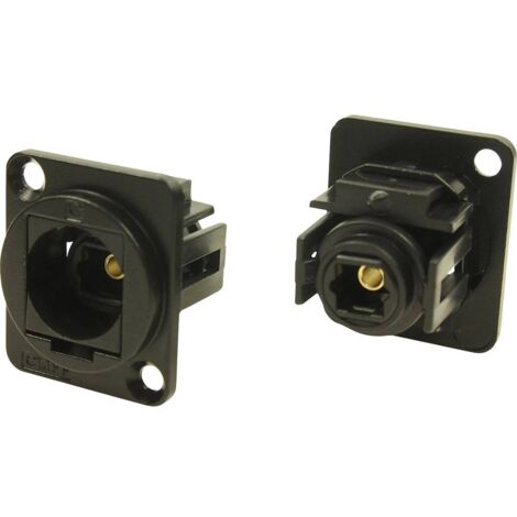 Adattatore da pannello Toslink Adattatore incasso CP30217MB CP30217MB Cliff Contenuto: 1 pz.