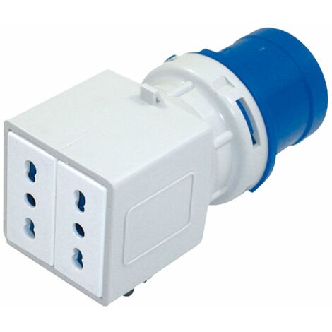 Adattatore da spina industriale 2P+T