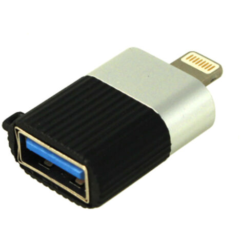 Adattatore Da USB-A Femmina a Lightning Maschio Con Portachiave Incluso