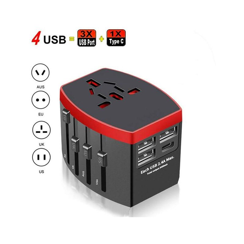 Adattatore da viaggio Fuienko adattatore di