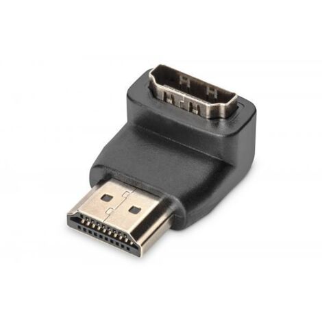 Adattatore de grafica ASSMANN HDMI, da HDMI tipo A a HDMI tipo A (90°), 4K Ultra HD 60Hz, 3840 x 2160 pixel, nero