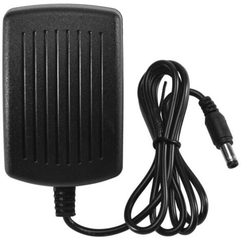 Adattatore di alimentazione per caricabatterie con spina USA da CA 110 V a 220 V, convertitore da CC 24 V a 1 A, nero