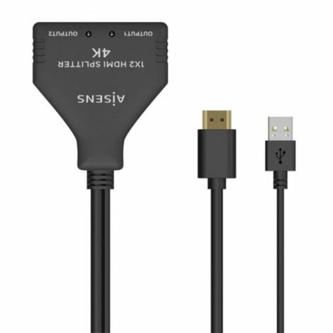 Adattatore di Corrente Aisens A123-0654 HDMI HDCP HDMI x 2