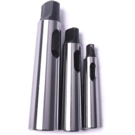 Adattatore di riduzione per manicotto conico Morse per tornio fresatrice (da MT1 a MT2, da MT3 a MT2, da MT3 a MT4, 3 pezzi)