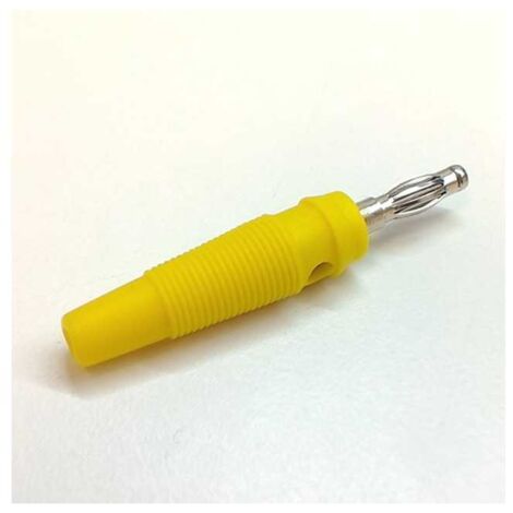 Adattatore di sicurezza 4mm Giallo