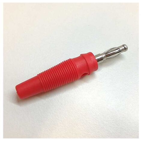Adattatore di sicurezza 4mm rosso