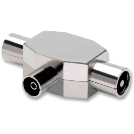 Adattatore Distributore Induttivo Segnale Antenna 2 Spine 1 75Ohm Iec (Rf92)