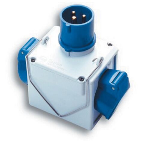 Adattatore doppio a 2 Prese 16A  - CEE Tensione 220 V
