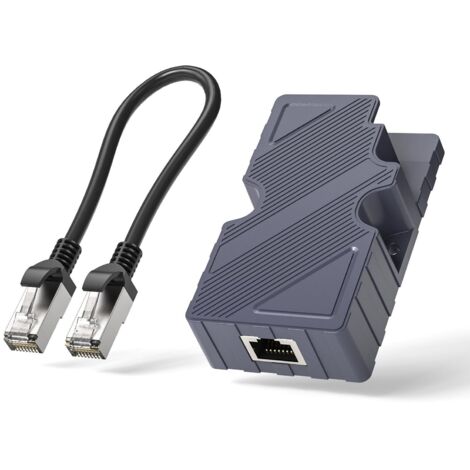 Adattatore Ethernet Starlink, adattatore Starlink Dishy V2 a RJ45 con cavo Ethernet, iniettore PoE Starlink T568B Pin 10/100/1000 Mbps