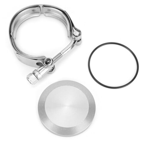 Adattatore flangiato universale per piastra di chiusura BOV da 2 pollici, tappo, morsetto per piastra di chiusura.