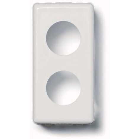 Adattatore Fracarro bianco per Vimar Plana prese demiscelate 280812