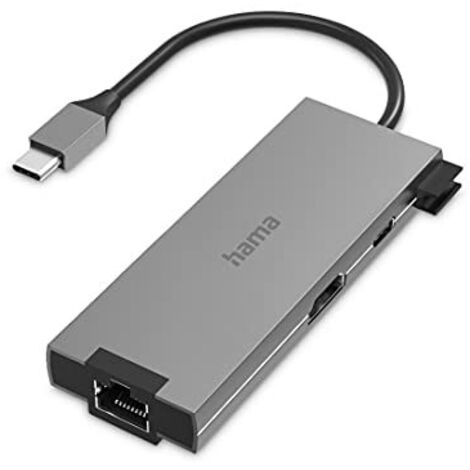 Adattatore HAMA USB-C Multi 4 porte HDMI/LAN