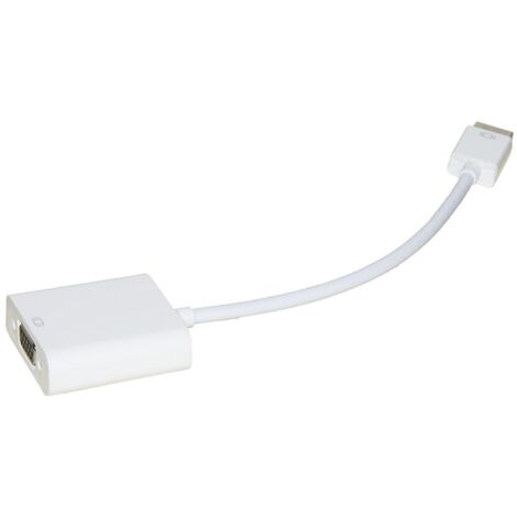 Adattatore Hdmi Maschio - Vga Femmina Con Audio - Jack 3.5Mm - Bianco (Lkadat10B)