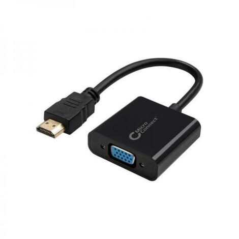 Adattatore HDMI - VGA M/F, nero
