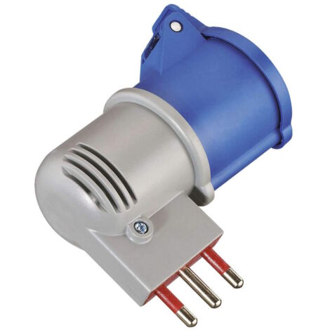 ADATTATORE IND.SPINA 16A-PRESA 16A 220V FIG.3 ELECTRALINE 3PMARK PZ 7,0