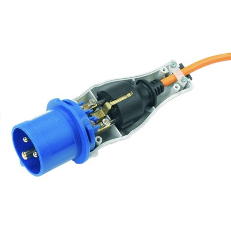 ADATTATORE INDUSTRIALE 16A 2P+T (con terra)