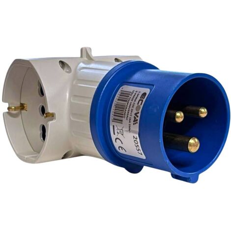 Adattatore industriale ecova 20557 con 3 prese universali