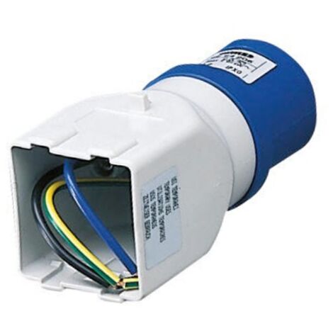 Adattatore industriale Gewiss con spina 16A e 2 moduli system GW64206