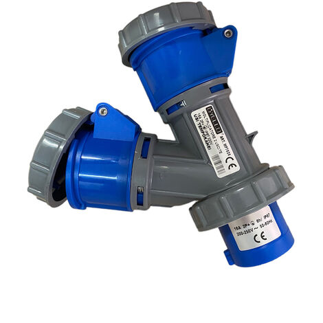 ADATTATORE INDUSTRIALE MOLTIPLICATORE MOBILE MULTIPRESA 2 SPINE USCITE 16A-2P