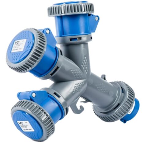 ADATTATORE INDUSTRIALE TRIPLO 230V