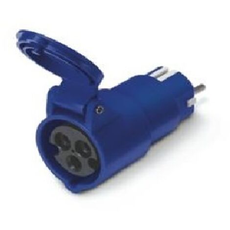 Adattatore ip20 16a 2p+t 250v 6h 3 biv scame serie adapto 610.383