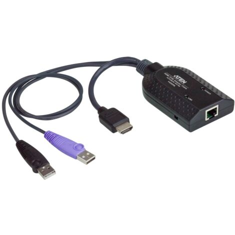 Adattatore KVM HDMI USB ATEN KA7168-AX con Lettore Smartcard e Modulo CPU