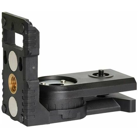 Adattatore livello laser PV3, base girevole magnetica multifunzione, staffa regolabile a 180°, adattatore livello laser con filettatura maschio 1/4-20, filettatura femmina 1/4-20 e 5/8-11