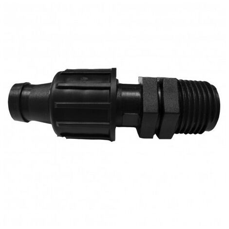 ADATTATORE MASCHIO PER NASTRO DI IRRIGAZIONE DA 16 MM A 12  OFFERTA ESCLUSIVA