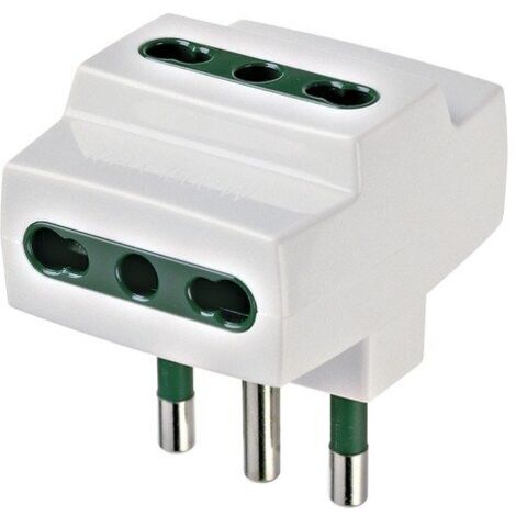 adattatore multiplo bianco s17+3p17/11 - vimar.