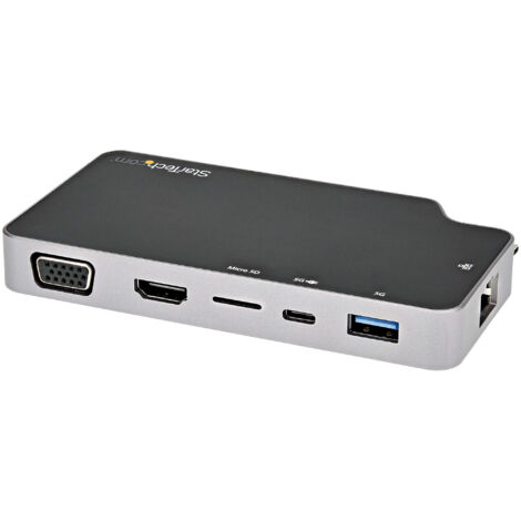 ADATTATORE MULTIPORTA USB C A HDMI 4K O VGA 100W PD GBE MICROS