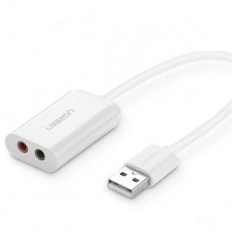 Adattatore musicale per scheda audio esterna usb a ugreen - bianco