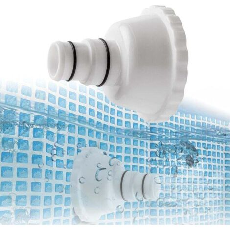 Adattatore per aspiratore skimmer RP/RX compatibile con piscina Summer Waves. Adattatore per aspiratore per collegamento tubo da 3,8 cm per piscine fuori terra.