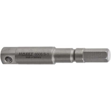 Adattatore per avvitatore ad impulso 8508S-1 ∙ Attacco esagonale, massiccio, ISO 1173-A 5,5 ∙ Attacco quadro, massiccio, 1/4 di pollice (6,3 mm) ∙ Lunghezza: 50 mm