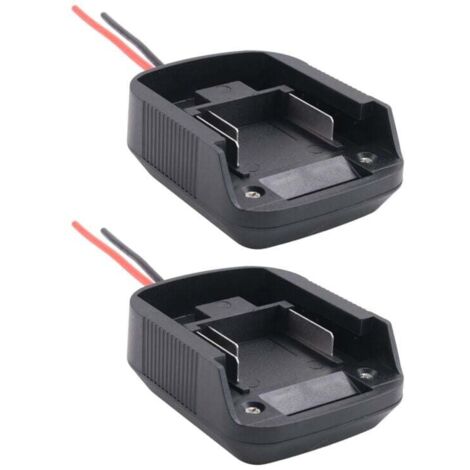 Adattatore per batteria a 2 pezzi per connettore per utensili elettrici al litio da 18 V, supporto per stazione di aggancio BL1830 BL1840