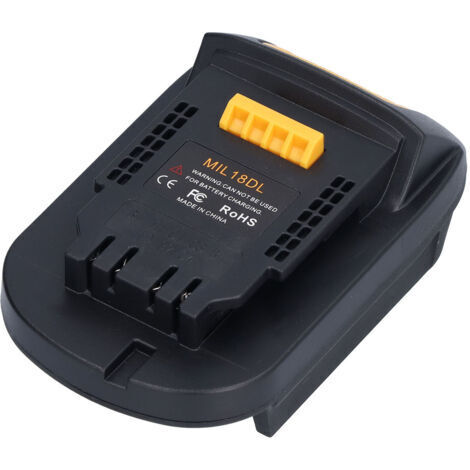 Adattatore per batteria al litio per utensili elettrici, connettore per docking station, convertitore per Milwaukee 18V MIL18DL