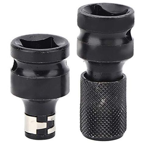 Adattatore per bussole da 1/2" a 1/4", adattatore per avvitatori a impulsi, set di riduttori per bussole per avvitatori a impulsi e cricchetti