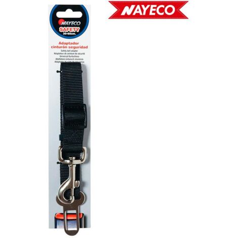 Adattatore per cintura di sicurezza 20mm Nero Nayeco