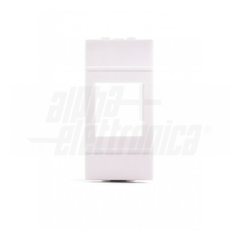 Image of Alpha Elettronica - Adattatore per frutti RJ45 per placca BTicino Living Light Bianco 96-500-06