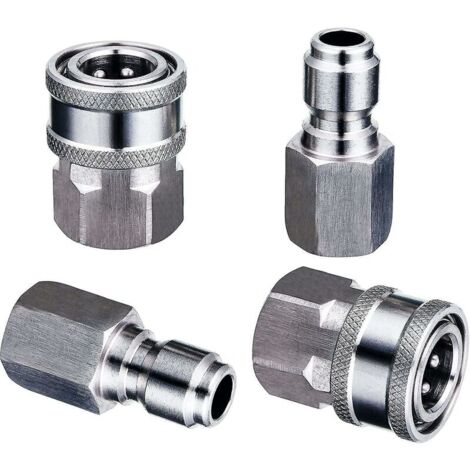 Raccordo Girevole 360° Per Idropulitrici - Filettatura 3/8" NPT | Acciaio Inox 4000 PSI - Foto 2
