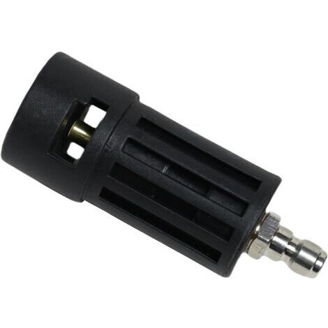 Adattatore per idropulitrice compatibile con Kärcher K1-K7, raccordo rapido a baionetta da 1/4" per accessori e tubi per la pulizia ad alta pressione (nero)