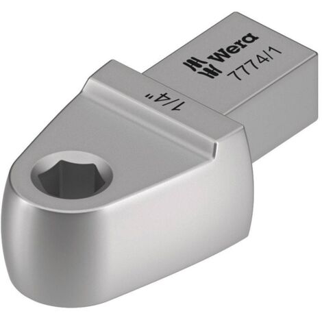 Adattatore per inserti 7774/1 1/4 di pollice 9x12mm acciaio CV