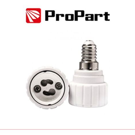 Adattatore per lampada da E14 a GU10 - 2A 250V - 40W max