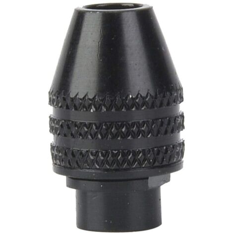 Adattatore per mandrino universale a tre griffe da 8 mm, testa di conversione da 0,5 a 3,2 mm per trapano avvitatore elettrico (coda lunga da 8 mm), mandrino per trapano/chiave per mandrino