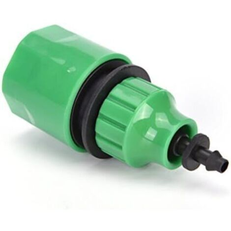 Adattatore per microirrigazione CSPARCV da 2 pezzi, raccordo rapido in plastica per tubo da giardino, adattatore per irrigazione con connettore a spina adatto per tubi flessibili a collegamento rapido