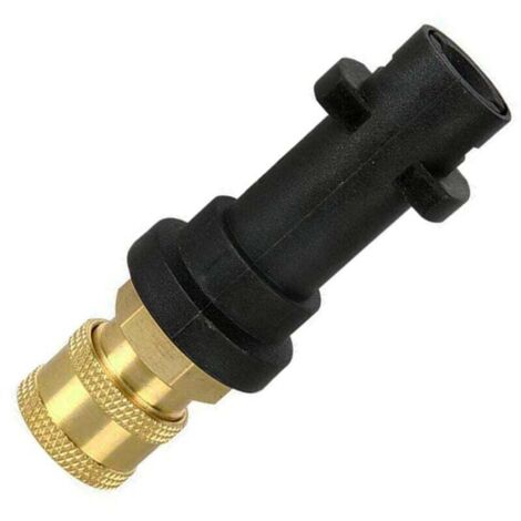 Adattatore per pistola idropulitrice ad alta pressione con attacco rapido da 1/4 di pollice, compatibile con idropulitrici ad alta pressione Karcher/Kärcher serie K (K2, K3, K4, K5, K6, K7).