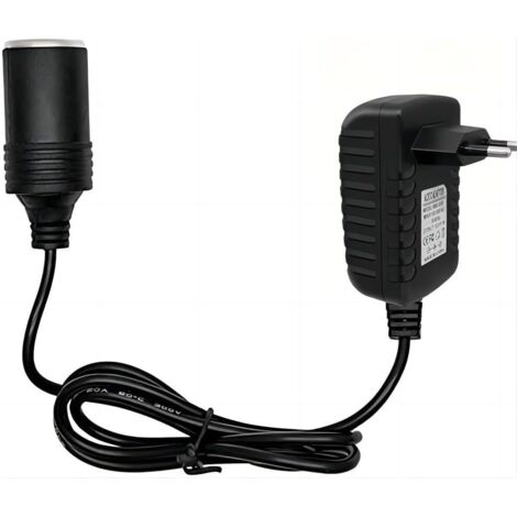 Adattatore per presa accendisigari da auto 12V 2A, convertitore adattatore CA/CC per sistema di navigazione, convertitore di potenza