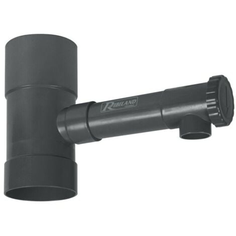 Adattatore Per Recuperare Acqua Piovana Da 80 Mm C Rubinetto D'Arresto - Prre080