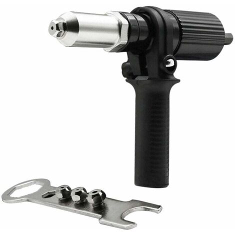 Adattatore per rivetti ciechi su pistola rivettatrice - Testa per rivetti per avvitatori e trapani a batteria