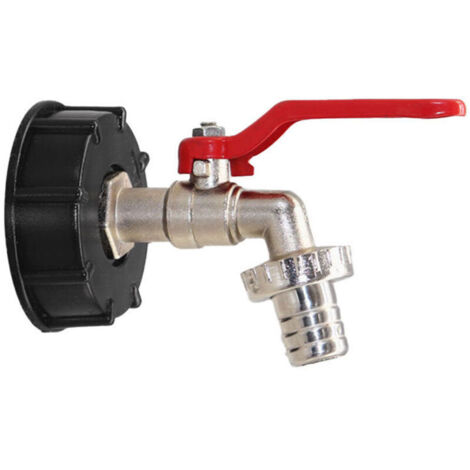 Adattatore per serbatoio IBC S60X6, rubinetto da 3/4 di pollice per serbatoio di accumulo dell'acqua
