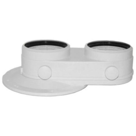 ADATTATORE PER SISTEMA SDOPPIATO 80/80 80/80 mm